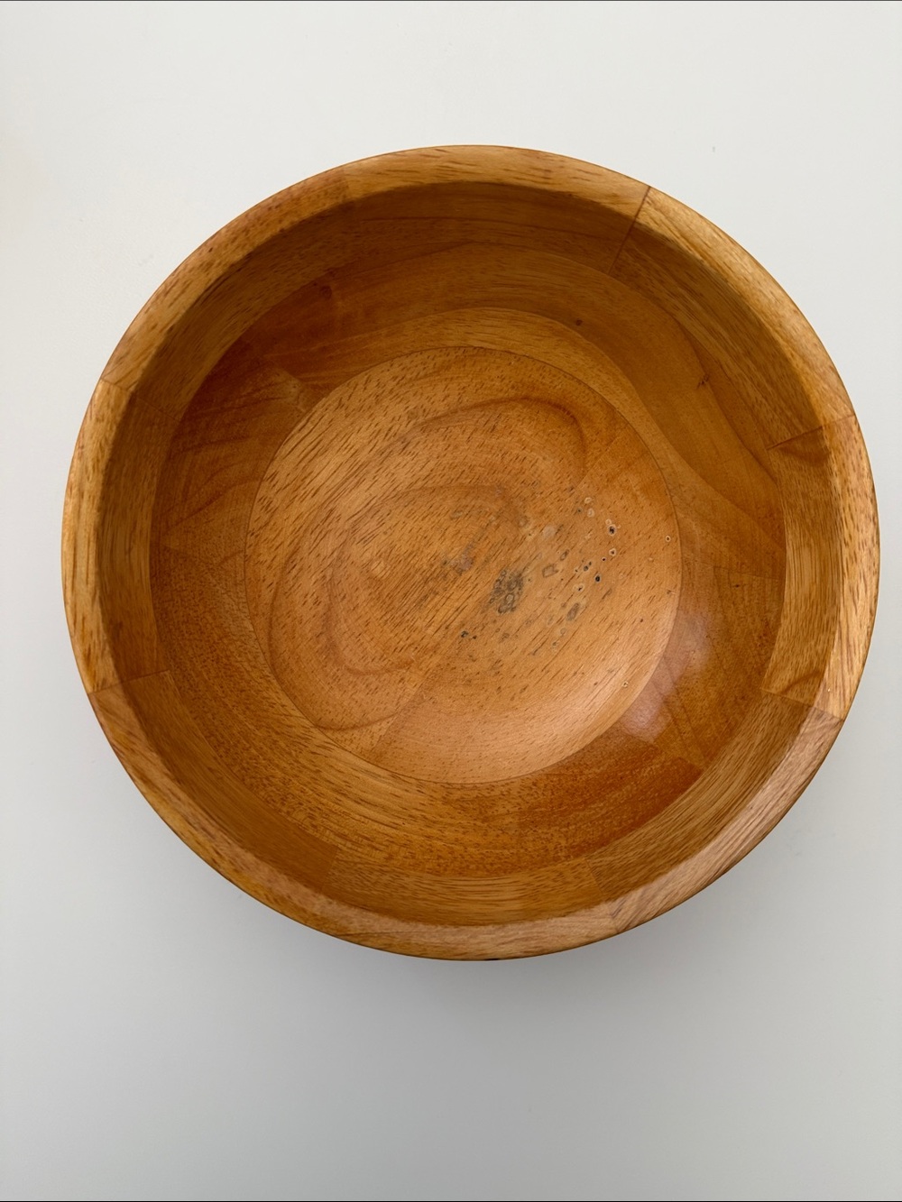 Two-Toned Hardwood Home Decoration Bowl - Picture 4 of 16